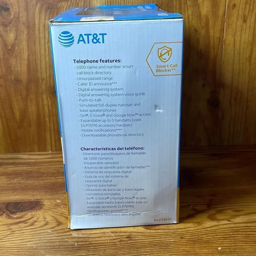 AT&T 4 Handset Bluetooth System with Connect to Cell, Smart‎ Call Blocker